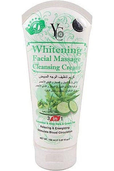 YC Whitening Facial Massage Cleansing Cream 150ml – Brightens, Nourishes & Deeply Cleanses Skin