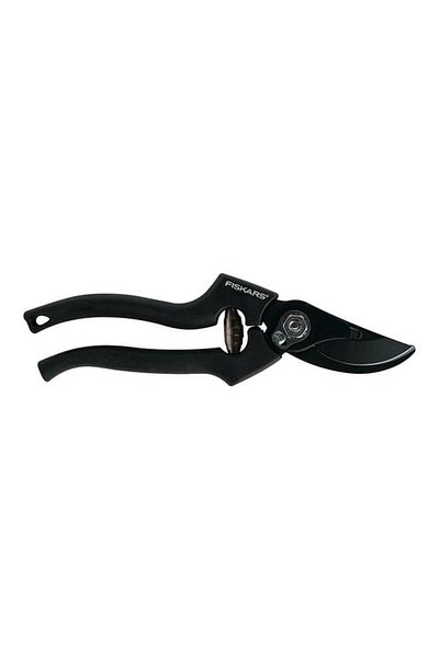 Generic Fiskars Coated Steel Curved Pruners with Ergonomic Handle for Gardening Black 5inch