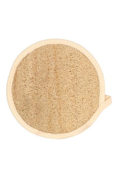 Generic HONEY BEE Lightweight Eco Friendly Natural Round Shape Bath Loofah Beige BG 003