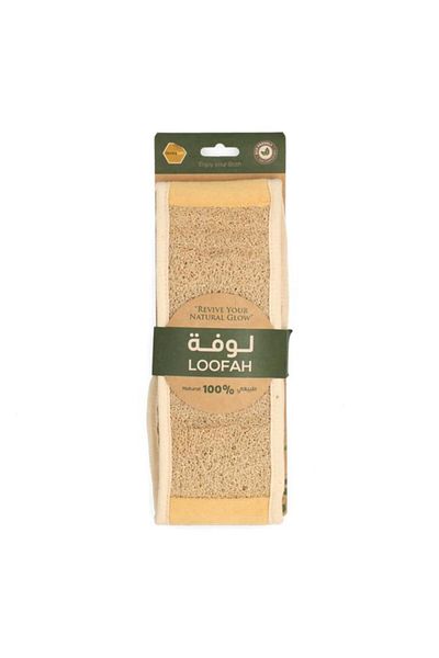 Generic HONEY BEE Lightweight Eco Friendly Natural Strap Bath Loofah for Back Multicolor BG 004