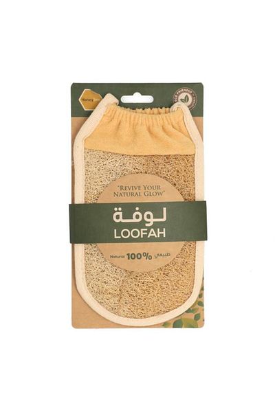 Generic HONEY BEE Lightweight Eco Friendly Natural Pouch Shaped Bath Loofah Multicolor BG 005