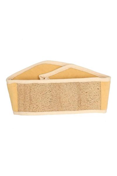 Generic HONEY BEE Lightweight Eco Friendly Natural Strap Bath Loofah for Back Multicolor BG 004