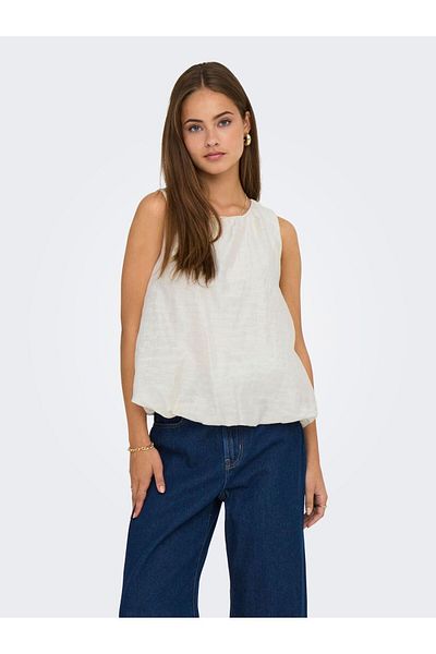 JDY Top Normal geschnitten Rundhals Top