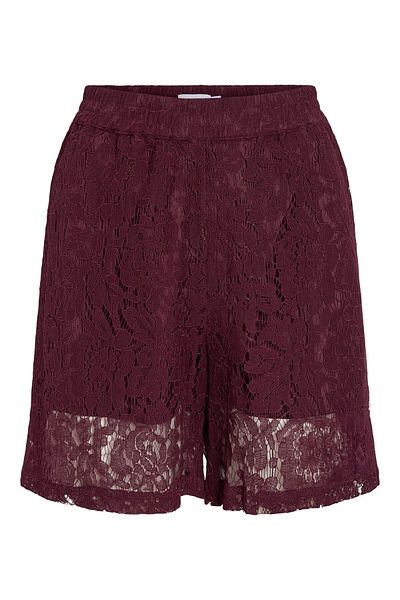 VILA Højtaljede shorts VIOLINE Spitzen