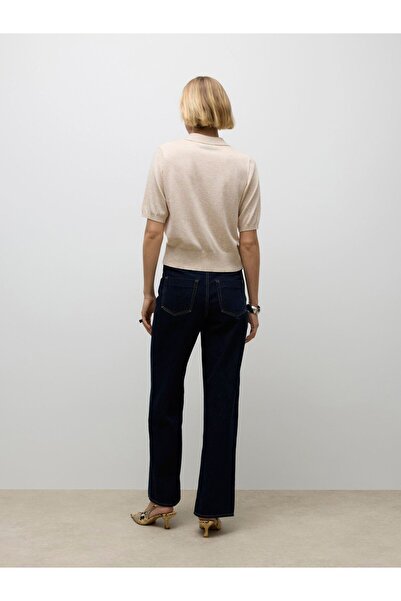 Vero Moda Polo AWSIKITA Gestricktes Poloshirt