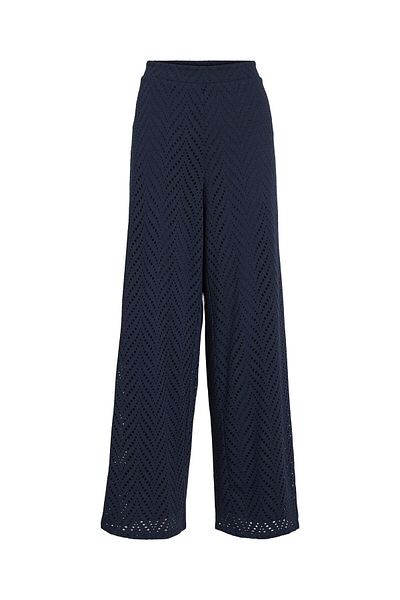 VILA Hose mit weitem Bein VIDELAIA High Waist