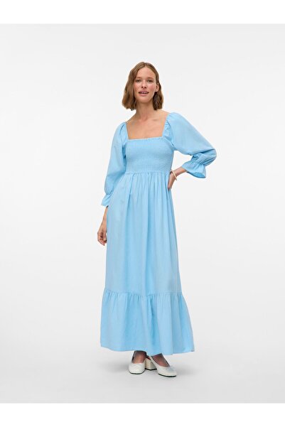 Vero Moda Kleid VMMARIELL Langes Kleid