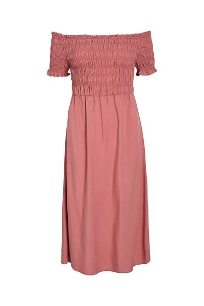 VILA Midikleid VILISA Schulterfreies
