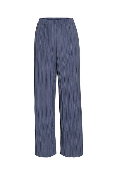 VILA Hose mit weitem Bein Gerippte