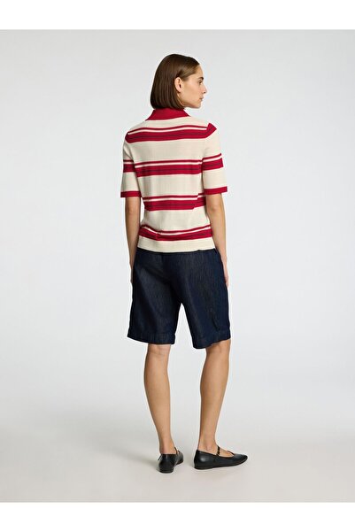 SELECTED Polohemd aus Strick 100% Merinowoll