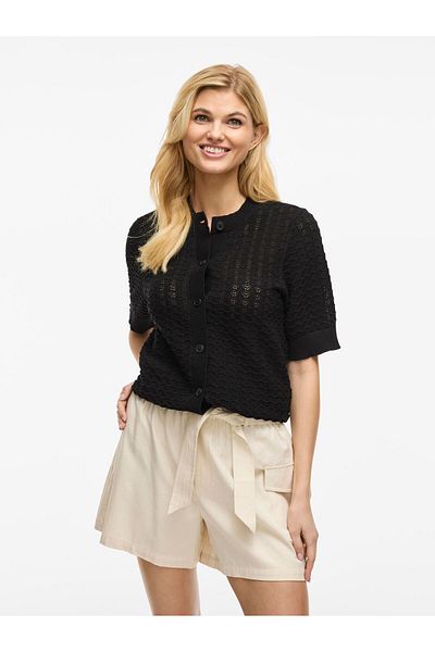 VILA Strickjacke VIVUA Kurzarm