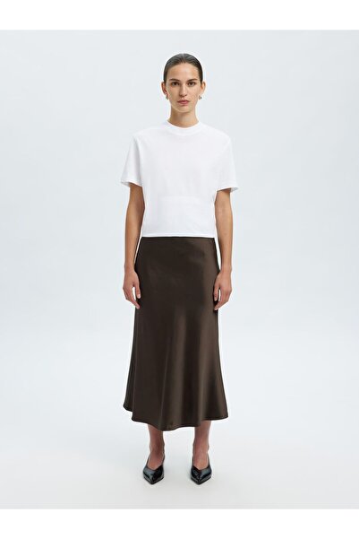 Selected Femme Midirock Satin