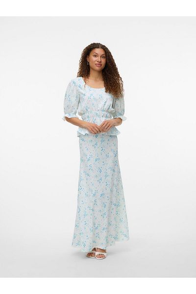 Vero Moda Stufenrock VMSOMYA Hohe Taille Langer Rock