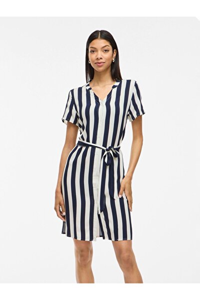 VILA Blusenkleid Kurz