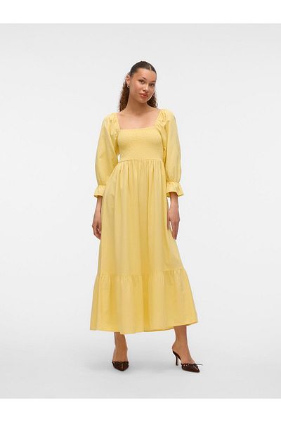 Vero Moda Kleid VMMARIELL Langes Kleid