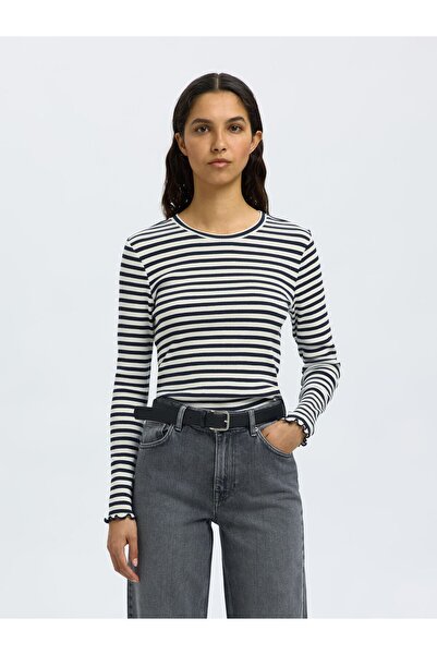 Selected Femme Longsleeve Gestreiftes