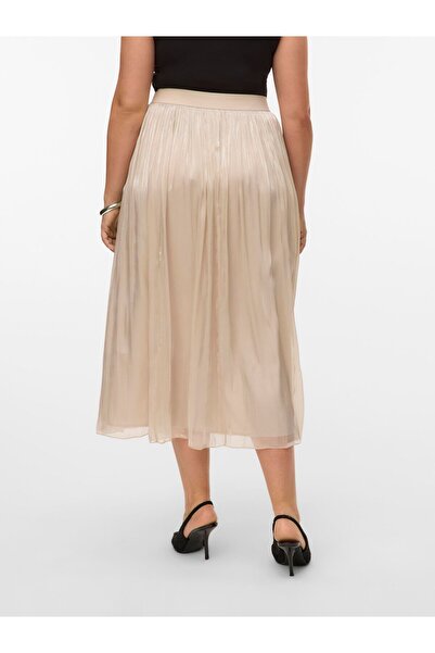 Veromoda Curve Rock VMCVIPS Mittlere Taille Langer Rock