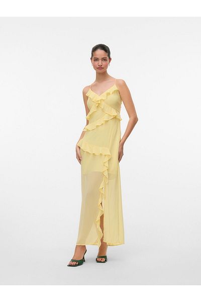 Vero Moda Kleid VMAMINA Langes Kleid
