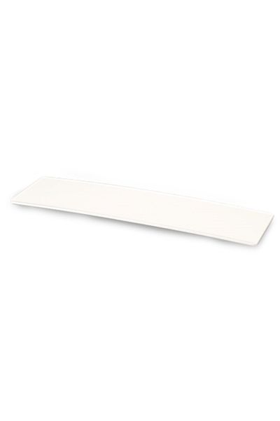 Raki RAKI rectangular melamine platter 19x44.5x1cm white