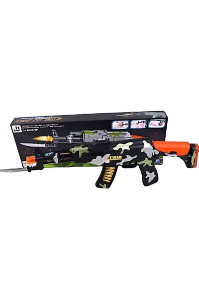 rexa Kids Sound Light Vibration Electric Weapons Toys