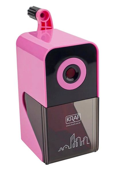 KRAF Pencil Sharpener with Sleeve Pink700G