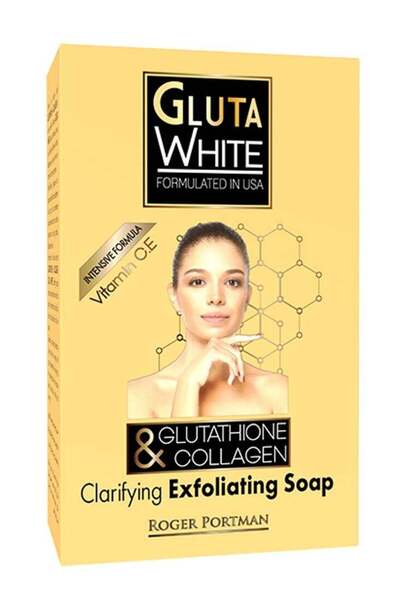 GLUTA WHITE Glutathione & Collagen Clarifying & Exfoliating Soap 190g