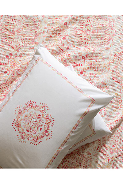 Madame Coco Alard Single 100% Cotton Karde Printed Pique Set - Mercan