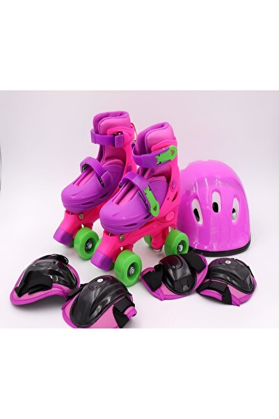 rexa مجموعة زلاجات للأطفال مع خوذة ومعدات حماية