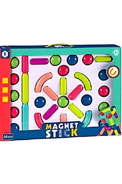 rexa Bluebell 25 Pcs Colorful Magnetic Sticks and Balls Sets Learning Creative Educational Stacking Toys