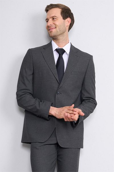 Mentality Çetinkaya 9133 Men's Mono Collar 6 Drop Suit Anthracite