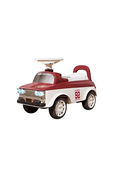 rexa Kids Sliding Ride-On Toy Car with Music, Lights, One-Button Start, 4 Wheels – Ages 3+