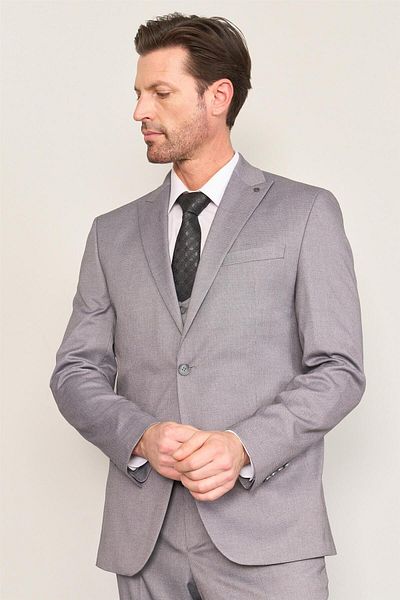 ATLIHAN Kagi Smoked Men's Cotton Polyester Roman Vest Suit