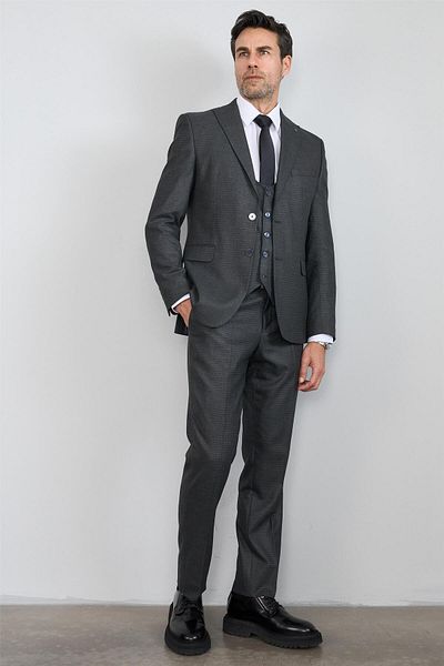 ATLIHAN Kagi Enfield Smoked Vest Suit