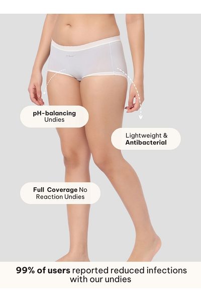 Intimate Queen Corn Bae Lacy Boyshorts – CloudSoft Luxury, Made from Corn Fiber | Soothes Skin, No Roll-Ups