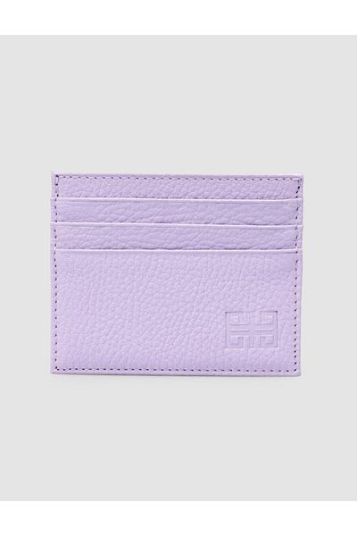 Cabani 100% Genuine Leather Lilac Women's Card Holder