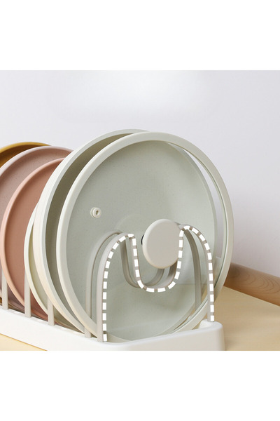 Viyogo Set of 2 adjustable lid and pot drain holders, 41.2 (L) x 16.8 (w) x 15 (H) cm