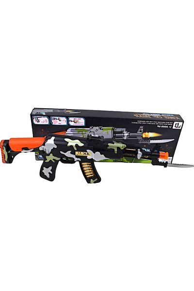 rexa Kids Sound Light Vibration Electric Weapons Toys