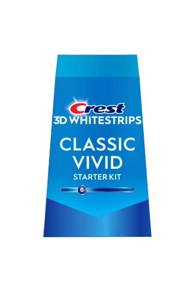 CREST Teeth Whitening Strips, Crest 3D Professional White, 10% Concentration, 1 pouch (2 strips)