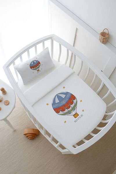 Tuğba Kuğu Pike Set - Zezig X Royal Series - Blue - 60 X 100 cm