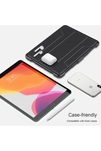 Gtech Folie din sticla securizata compatibila cu iPad 10.2" (2020), Transparenta