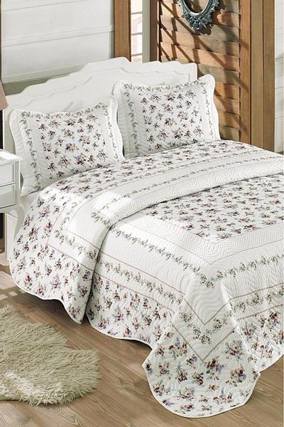 Çeyiz Diyarı Larisa Printed Quilted Double Bedspread