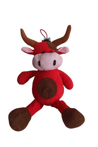 Hureggo Vintage Plush Cow 30 cm with Hanger