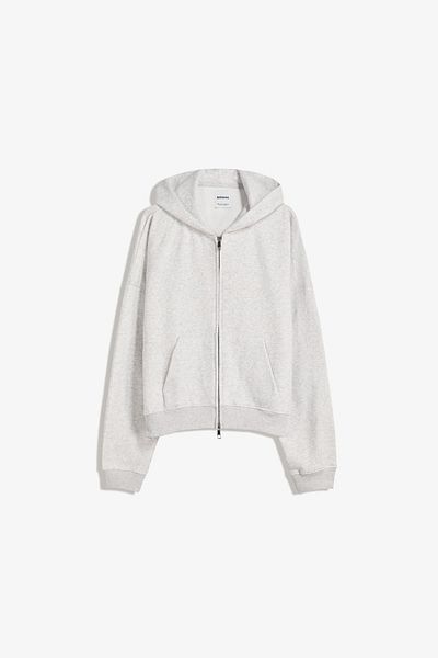 Bershka هودي بسحاب كبير الحجم
