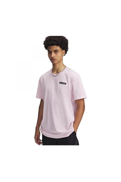 Under Armour 1382831 Ua Hw Armour Label Ss Pembe Erkek T-Shirt