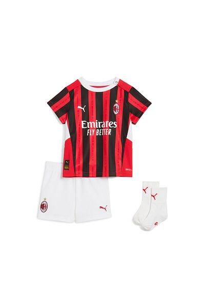 Puma طقم أطفال إيه سي ميلان الأساسي 24/25 - أحمر