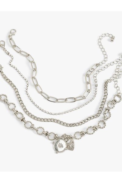 Koton Set of 4 Bracelets with Chain Detail