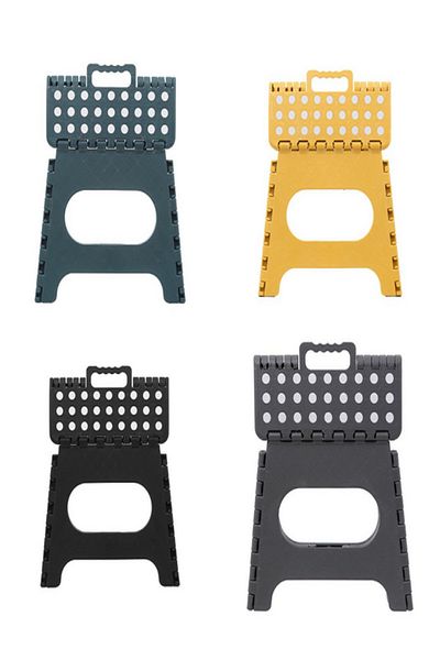 Five Simply Smart Plastic One Step Folding Stool