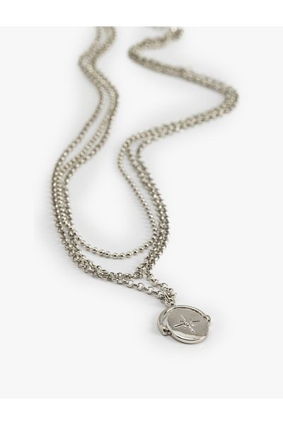 Koton 3-Piece Chain Necklace with Charm Detail