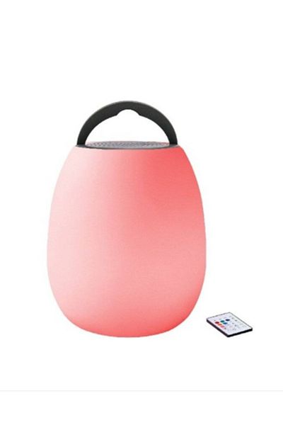 OMC Outdoor lamp with integrated speaker and Bluetooth, multicolor