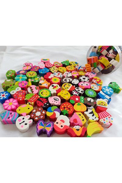 rexa Pack,Animal Cap Erasers,Pencil Erasers Toppers